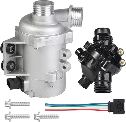 Kit de termostato de bomba de agua de motor eléctrico para BMW Z4 X3 X5 323i 325i 328i 330xi 128i 528i 525i 530xi xDrive WBolt Reemplazar No.