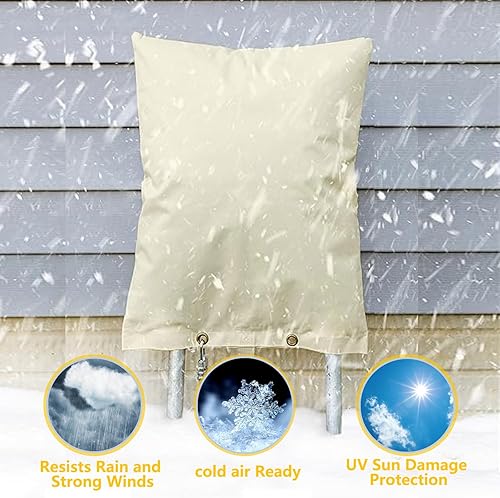 Miniatura 2 de JIUBRA - Funda aislante para prevención de reflujo de 17 pulgadas de ancho x 21 pulgadas de alto, cubierta de valor reductor de presión