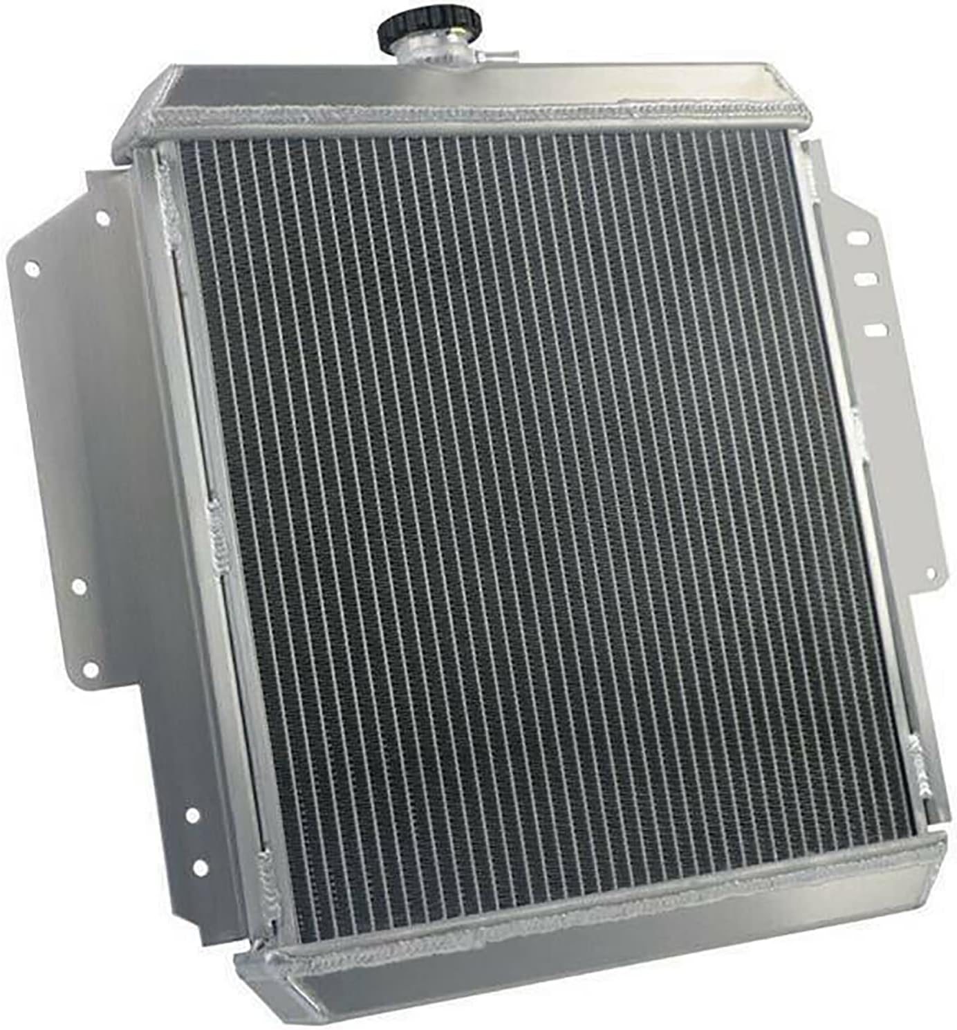 Aluminum Radiator for 1985-1995 Suzuki Samurai 85 SJ413 2dr Spftop/hardtop Sj410/413 1986 1987 1988 1989 1990 1991 1992 1993 1994 Radiators 2 Row Core Shroud 14" Fan Relay Kit