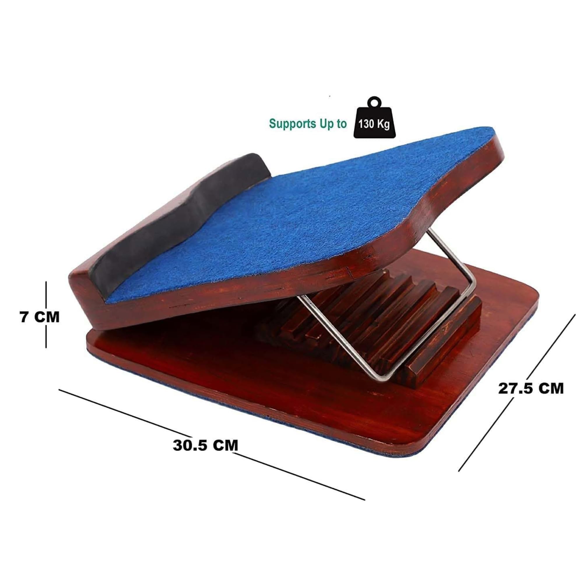 New Brand | Wooden Slant Exercise Board with Adjustable Incline for Calf Stretching Adjustable and portable calf ankle stretcher that is inclined to stretch taut 1