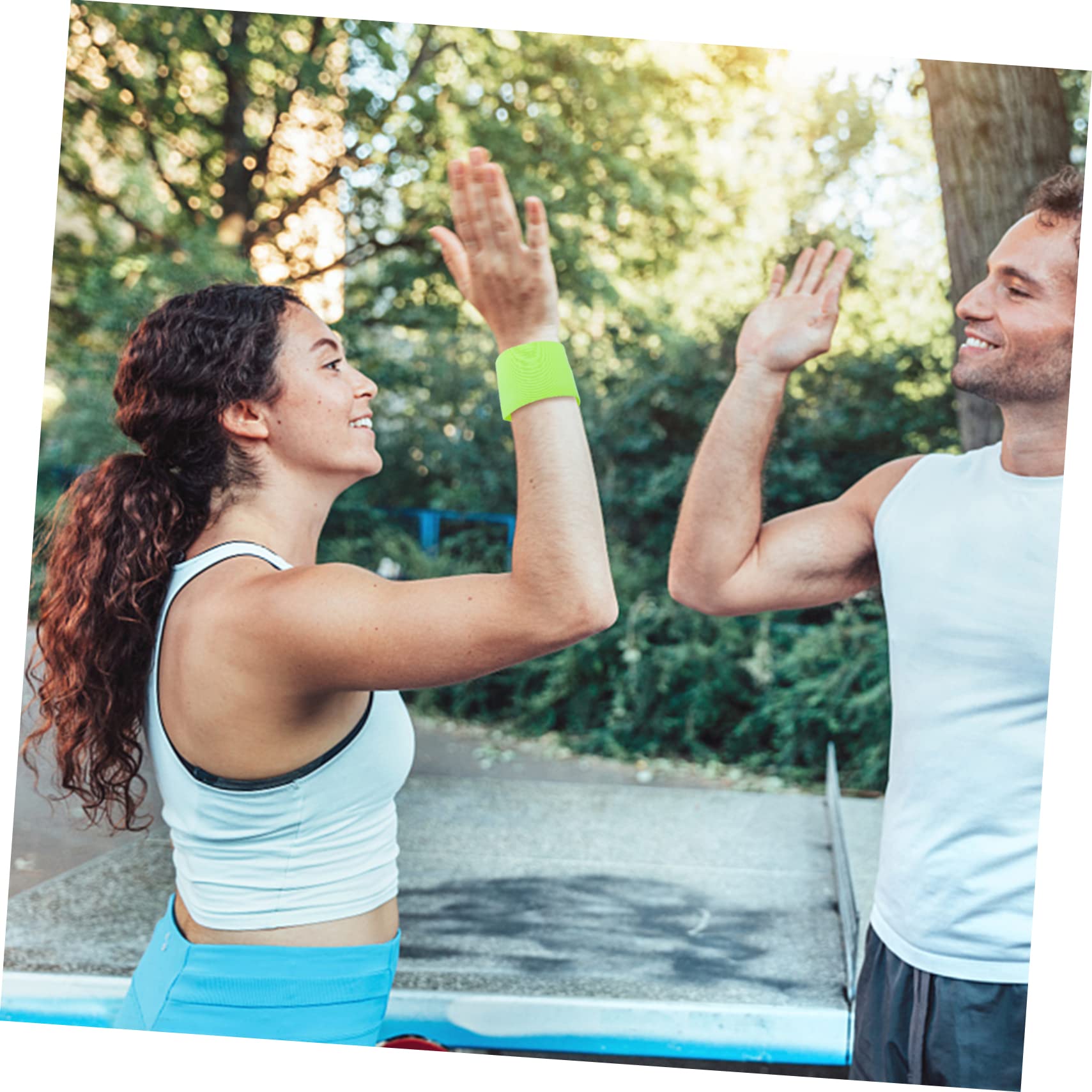 BESPORTBLE Sports Match Supplies 5pcs Arm Band for Captains Elastic Bright Armbands