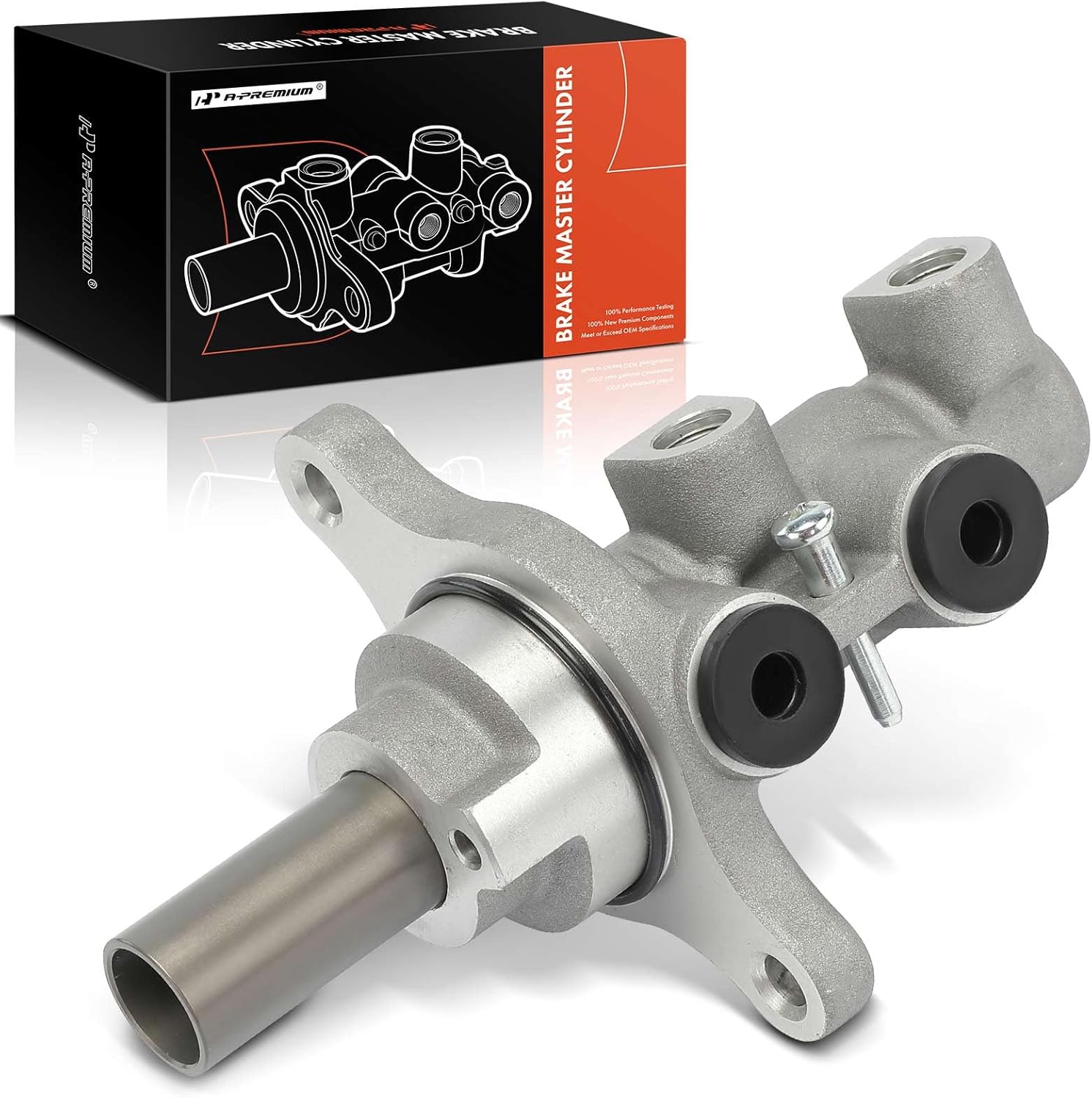 A-Premium Brake Master Cylinder with Reservoir and Cap Compatible with Hyundai Vehicles - Veloster 2012 2013 2014 2015 2016 2017