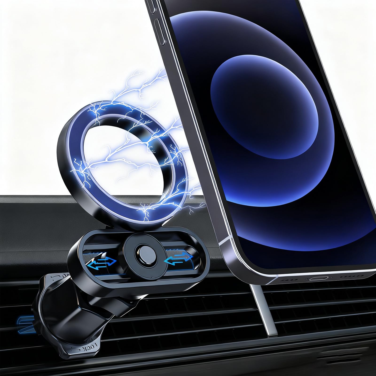 Mag-Safe Car Mount Adjustable Quick Install Ultra Magnetic car phone holder Air Vent Phone Holders for Your Car