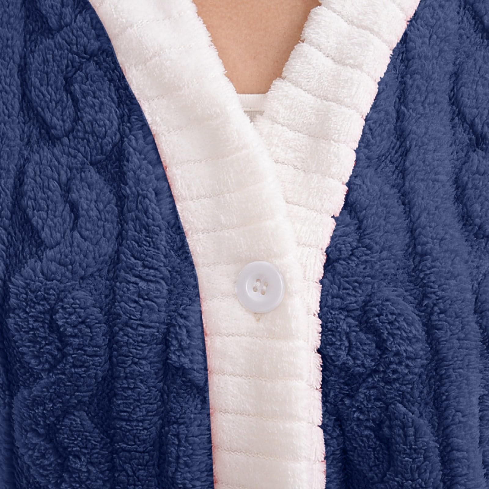 Pyjama long d'hiver en polaire pour femme | Pyjama chaud 2 pièces pour femme, pull et pantalon en peluche pour le quotidien à la maison