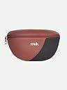 Zouk Freya Fanny Pack | Stylish Vegan Leather Waist Bag for Men & Women with Water-Resistant Lining | Handcrafted with Adjustable Strap, Zipper Compartments & Quick Access Pocket | Jet Black gallery image