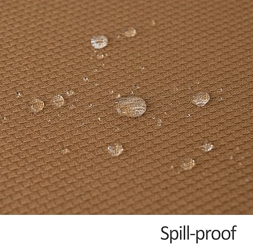 Miniatura 5 de maxmill Mantel cuadrado de cosecha resistente al agua, antiarrugas, a prueba de derrames, mantel con textura, mantel de tela decorativa para otoño,