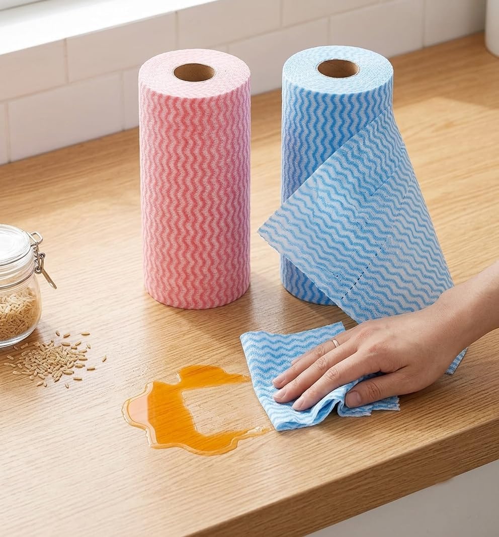 Non-Woven Kitchen Towel | Pack of 2 | 80 Pulls Each-image-49