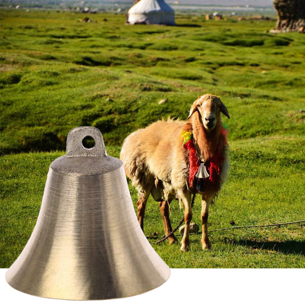 2 Pcs Vache Cheval Moutons Pâturage Cuivre Cloches Bétail Ferme Animal Cuivre Fort Bronze
