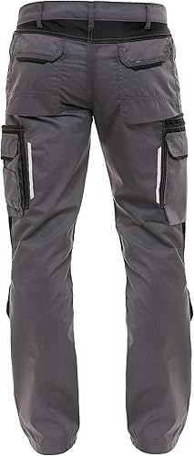 Miniatura 5 de Pantalones de construcción para hombre, pantalones de trabajo resistente, para carpintero, refuerzo de rodilla, pantalones de seguridad Cordura