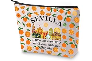 Sevilla Orange Cosmetic Bag for the Glamourous You