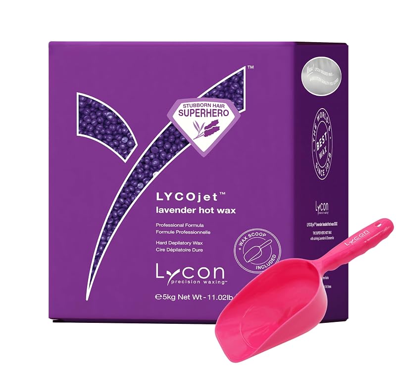 Lycon LycoJet Lavender Pérolas de Cera Quente para Depilação, 5 kg