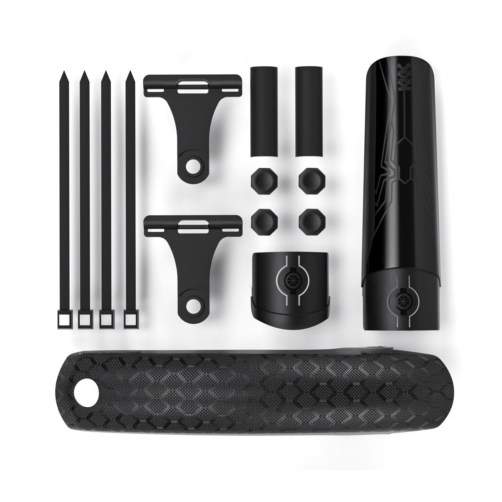 SOUUXIU Adjustable Quick-release Mountain Bike Fenders for 26/27.5/29 Inch Tire, Premium Plastic Mudguards with Lock Buckles and Scale Adjustment, Lightweight Front and (Single Pack (for rear wheels