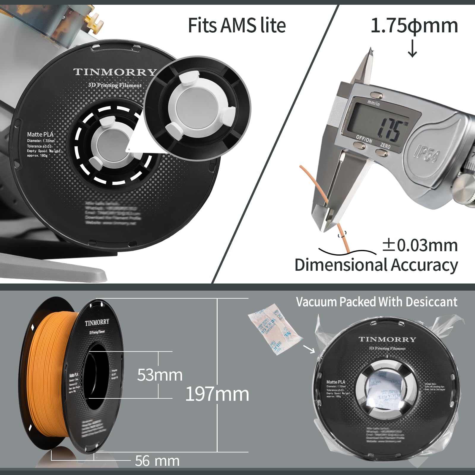 フィラメント 5個 Creality PLA TINMORRY ABS マット黒 フィラメント 5個 Creality PLA TINMORRY ABS マット黒 - メルカリ