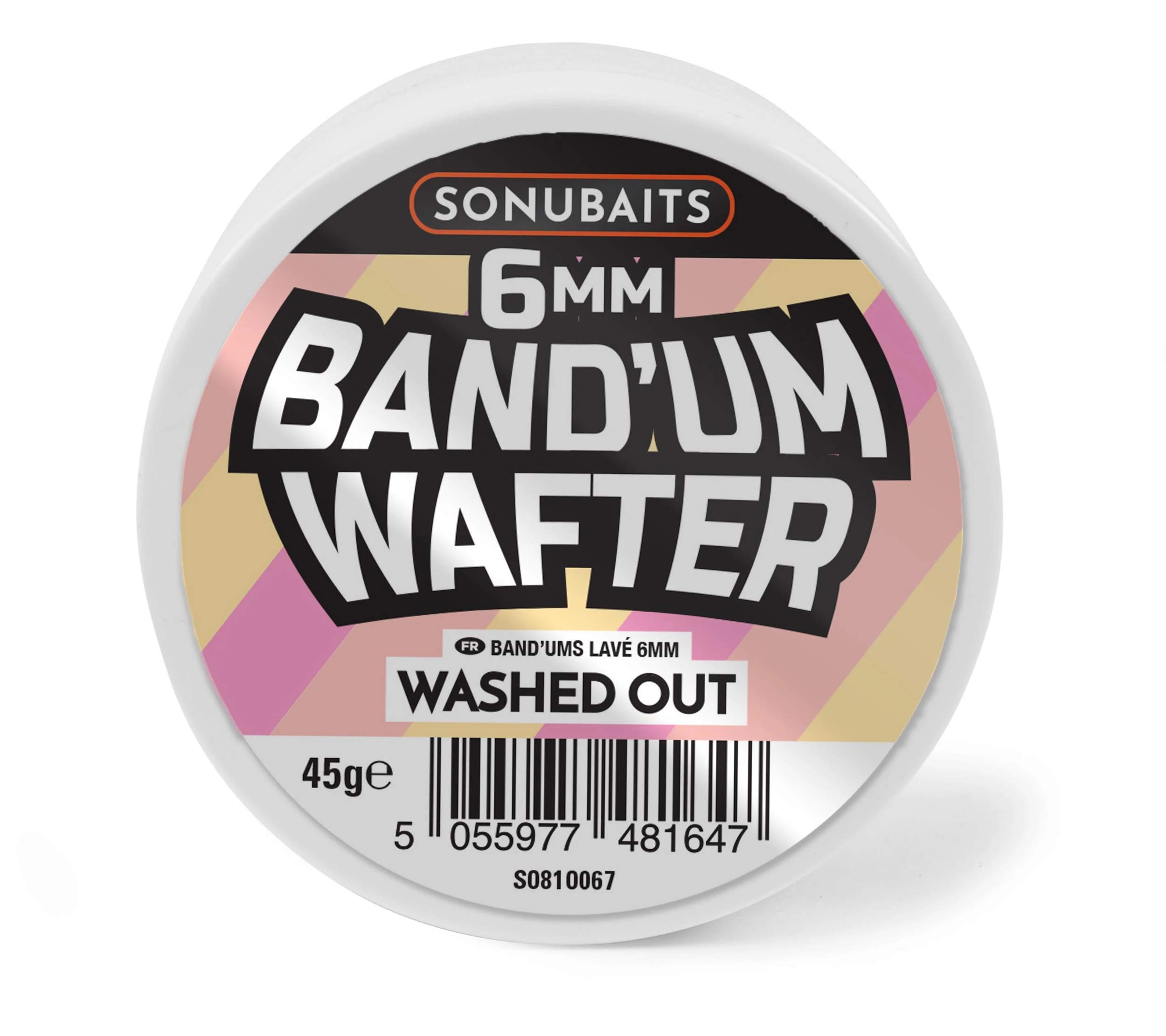 Sonu Baits 6mm Bandum Wafters - Washed Out
