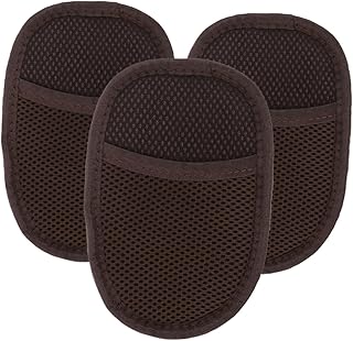 ULTECHNOVO Guantes para Lustrar Zapatos Kit De Limpieza Lana Sintética Pulido Multiusos Tamaño Pequeño 3 Piezas Color Negro