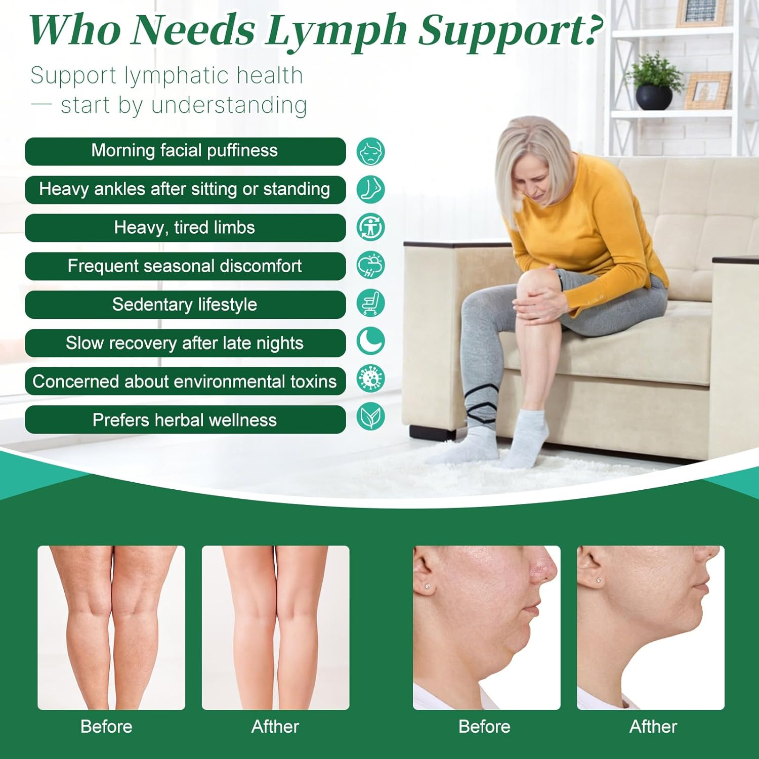 Liposomal Lymphatic Drainage Supplements with 30-in-1 Herbal Blend - Echinacea | Oregano | Milk Thistle - Sugar Free Lymph System Drops - Immune Support, Cleanse & Detox, Raspberry Flavor, 2 fl oz
