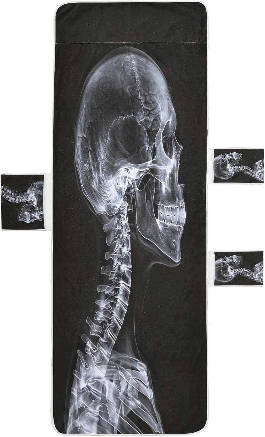 FRMG Skull Skeleton Patio Chaise Lounge Covers Beach Chair Cover Beach Chair Towel Lounge Chair Towel Cover A0900585a