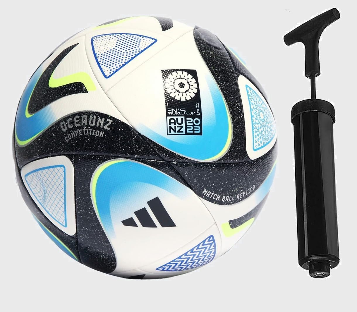 Ayaan Enterprise Hand Stitch Football Oceaunz Pro Leauge with Pump Size-5 White|Bright Blue|Black|Collegiate Navy (B0D5N751GQ) Amazon Price History, Amazon Price Tracker