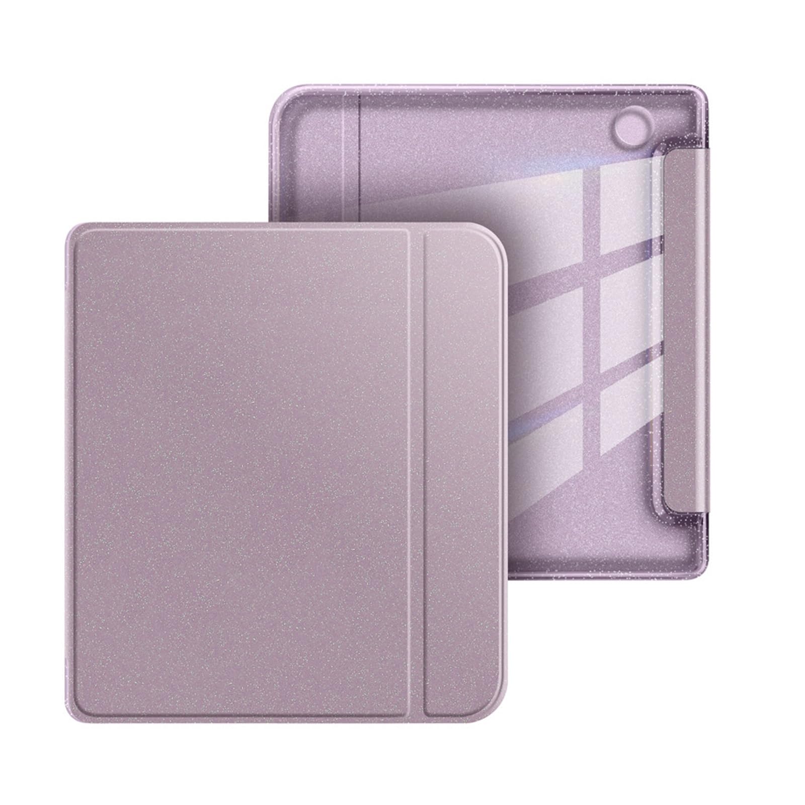 Funda protectora brillante para lector electrónico de 7 pulgadas, función de encendido y apagado automático, funda acrílica transparente para cubierta de libros electrónicos