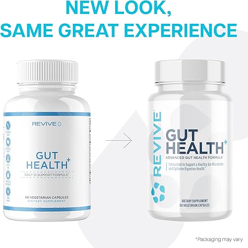 Miniatura 7 de Revive MD - Gut Health+ - Fórmula diaria de apoyo gastrointestinal (60 cápsulas vegetarianas)