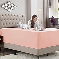 Vista 99 de Empyrean Charcoal Grey Extra Deep Pocket Fitted Sheet Full Size, Hotel Luxury Deep Pocket Full Size Fitted Sheet Only Easily Fits 18 to 24 Inch