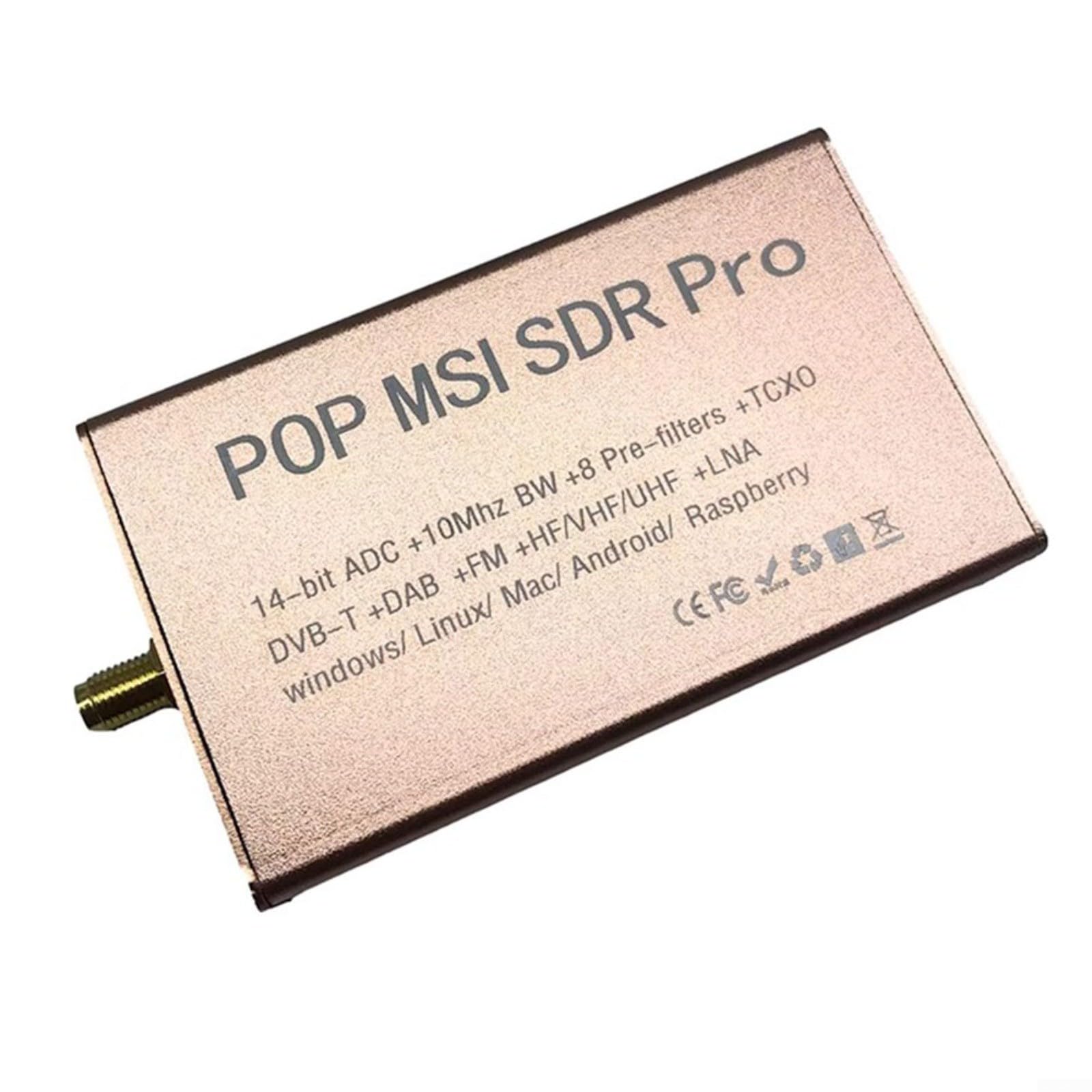 Kit antenna ricevitore, per radio MSI Pro e RSP1 Wideband Software Defined Radio, 14-Bit per Adc, gamma di frequenza 10KHz-2GHz, Per connettore SMA, interfaccia di tipo C, compatibile, con