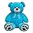 HollyHOME 3 ft Teddy Bear Stuffed Animal Big Teddy Bear Soft Plush Toy for Girlfriend Kids 36 inches Lake Blue