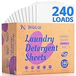 Laundry Detergent Sheets - 240 Loads Girls Lavender Laundry Sheets for Dorm,College,Home, Hotel,Apartment,Camping,Cruise,Road Trip,Beach Vacation,Backpack,Small Space, Family School Travel Essentials