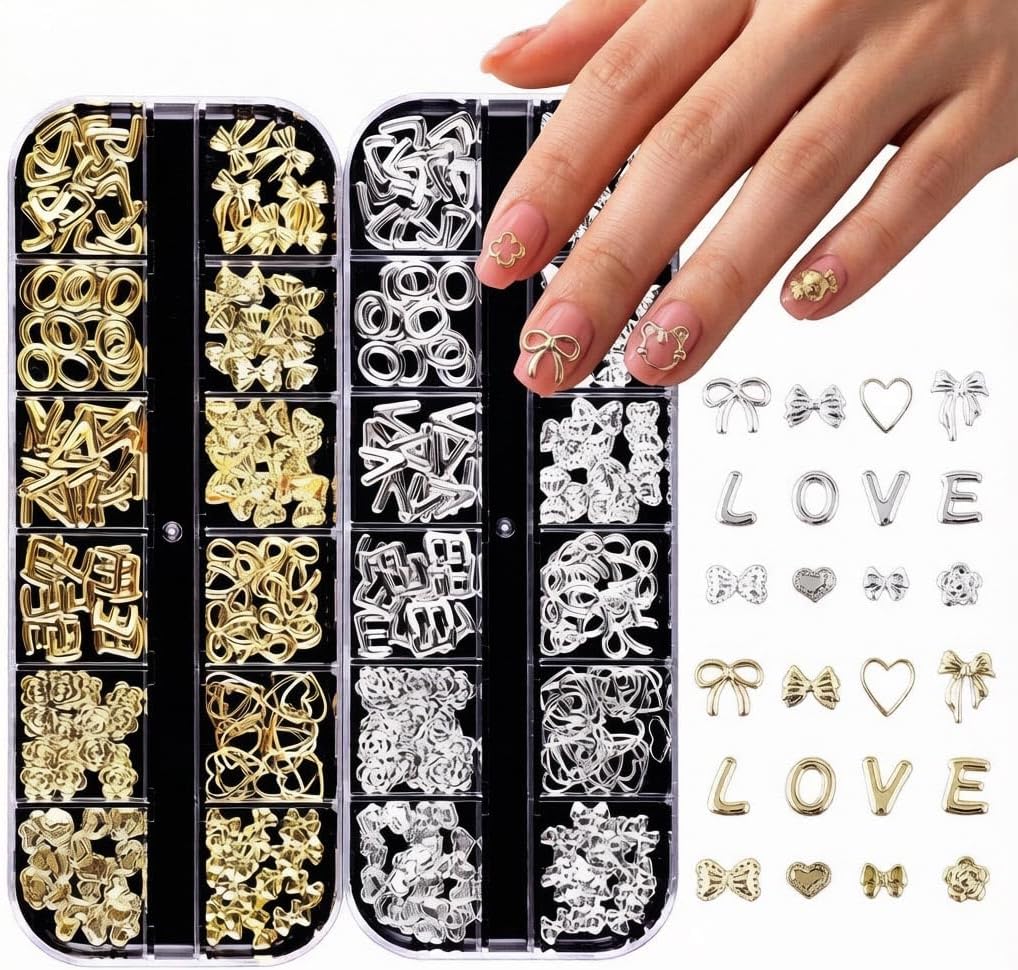 2 Boxes Mixed Nail Art Charms 3D Starfish Seashell Seahorse Conch Design Marine Theme Nail Charms Ocean Life Nail DIY Supplies Decorations for Women Girls Nail Art Designs