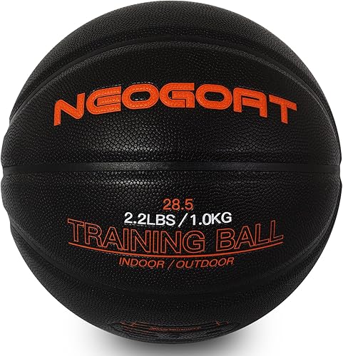 Miniatura 9 de 3LBS/2.2LBS 29.5"/28.5" Weighted Heavy Basketball Training Equipment for in& Outdoor Improving Handling Dribbling, Passing&Rebounding Skills