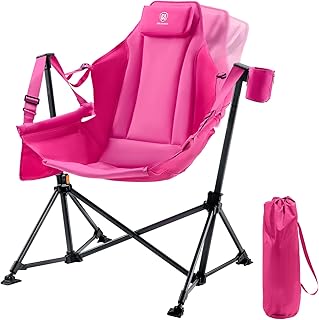 EVER ADVANCED Padded Oversized Hammock Camping Chair, Compact Heavy Duty...