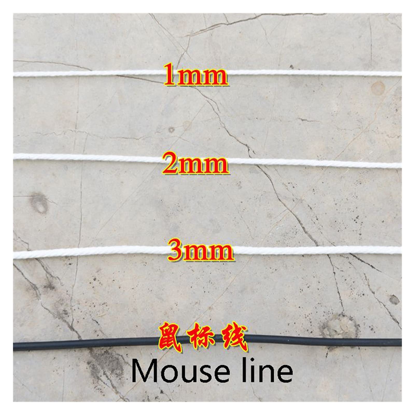 Miękkie, naturalne linie bawełny, Sznurek bawełniany do makramy wielokolorowy 1-6mm X 100-400m(6mmx100m Beige)