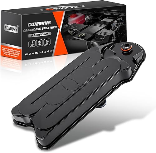 WEILEITE Filtro CCV 6.7 Cummins para respiradero de cárter de diésel, compatible con Dodge Ram 2500 3500 4500 5500 2008 2009 2010 2011 2012 2013