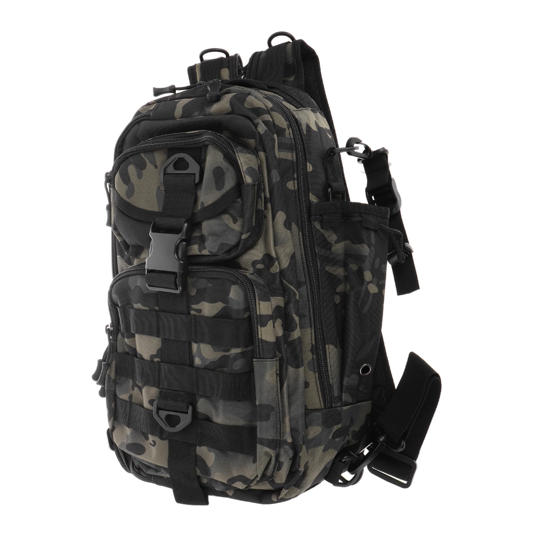 Abaodam Angeltasche für Herren Tragbarer Tackle-rucksack Wasserdichtes Design für Angeln und Wandern Großes Fassungsvermögen für Ausrüstung und Outdoor-bekleidung Robust aus Polyester