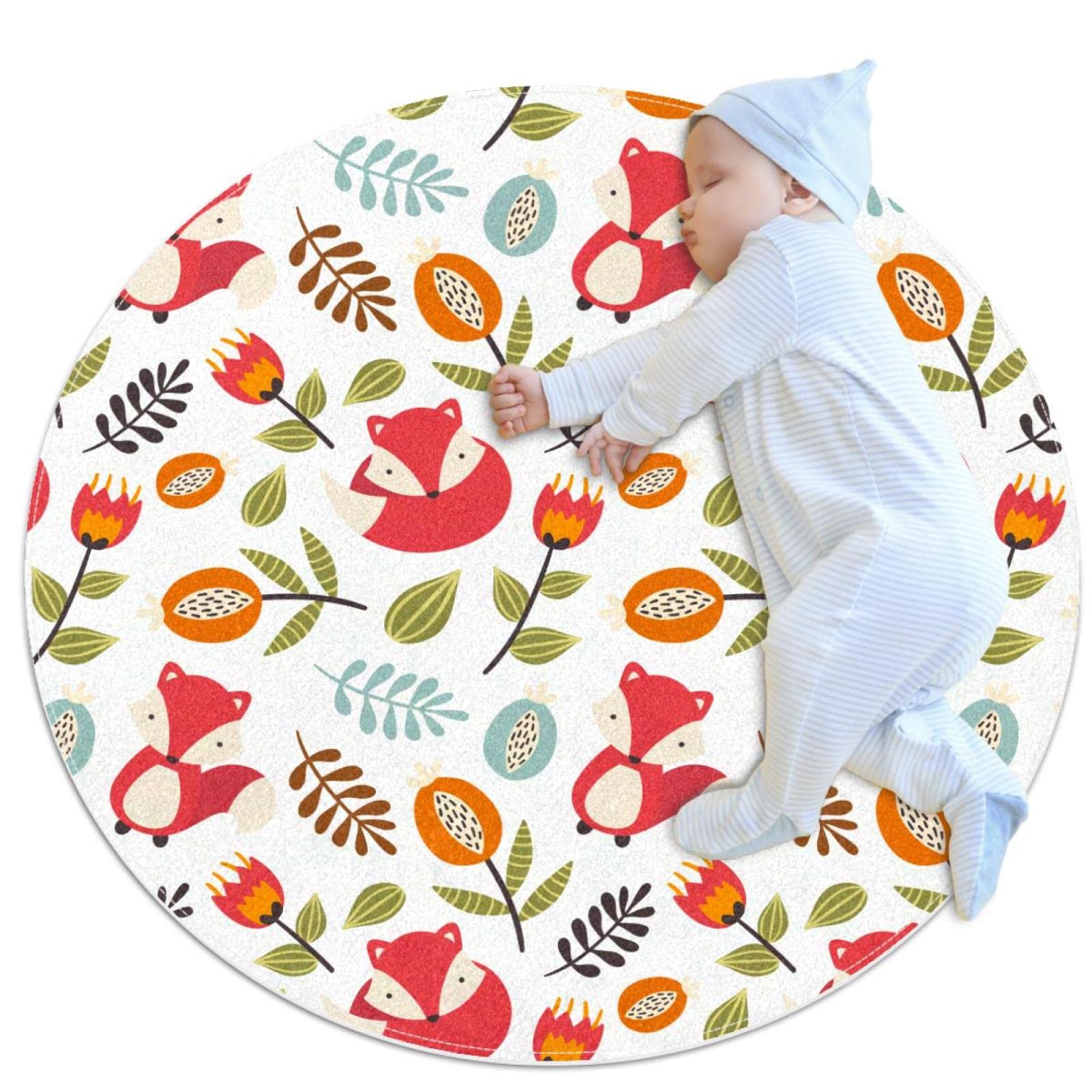 Tapis de salle de bain antidérapant renard pour une décoration de chambre douceur