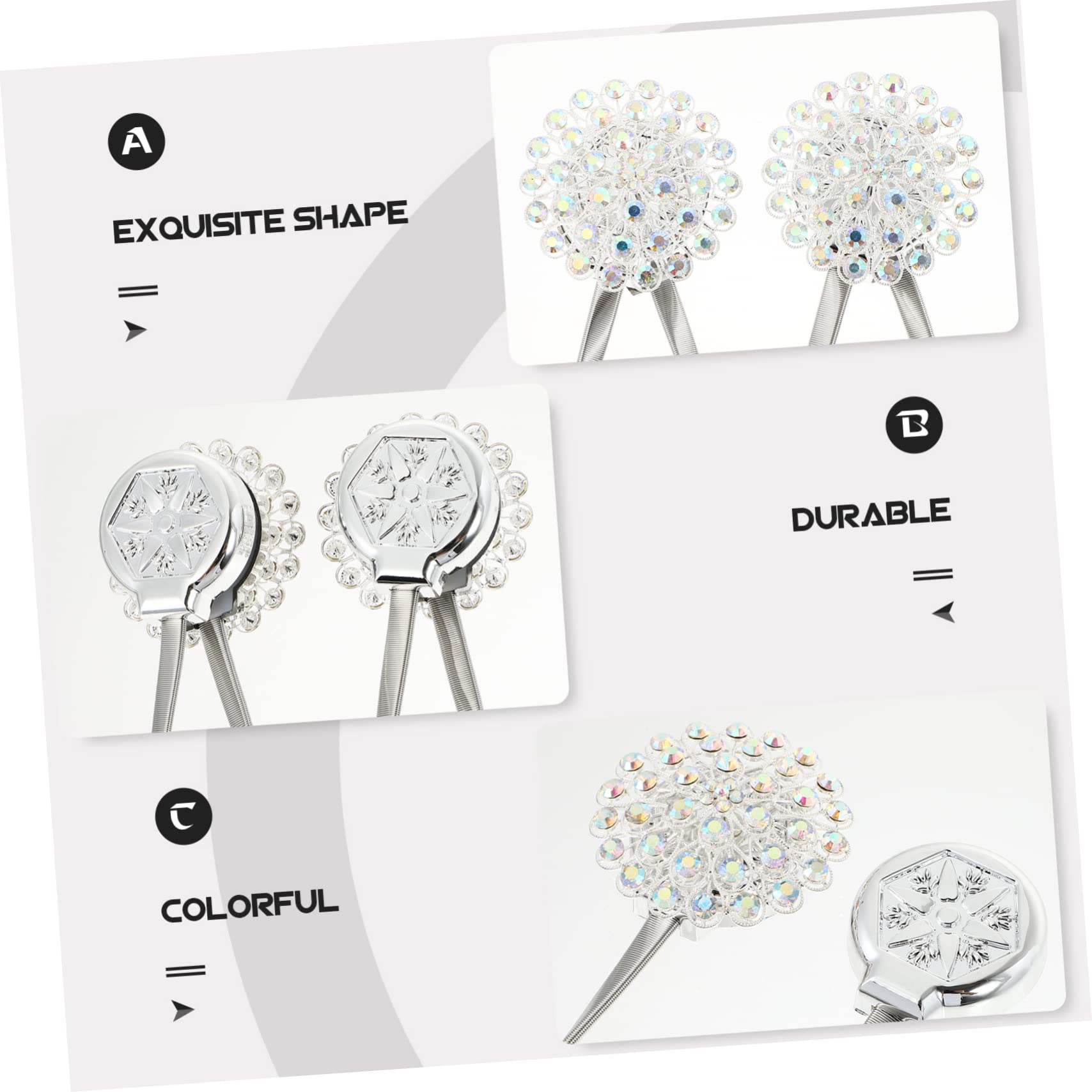2pezzi Fermatende Magnetici per Tende Interne Cinghia di Fissaggio per Tende Fibbia Magnetica Elegante Regalo di Inaugurazione della Casa