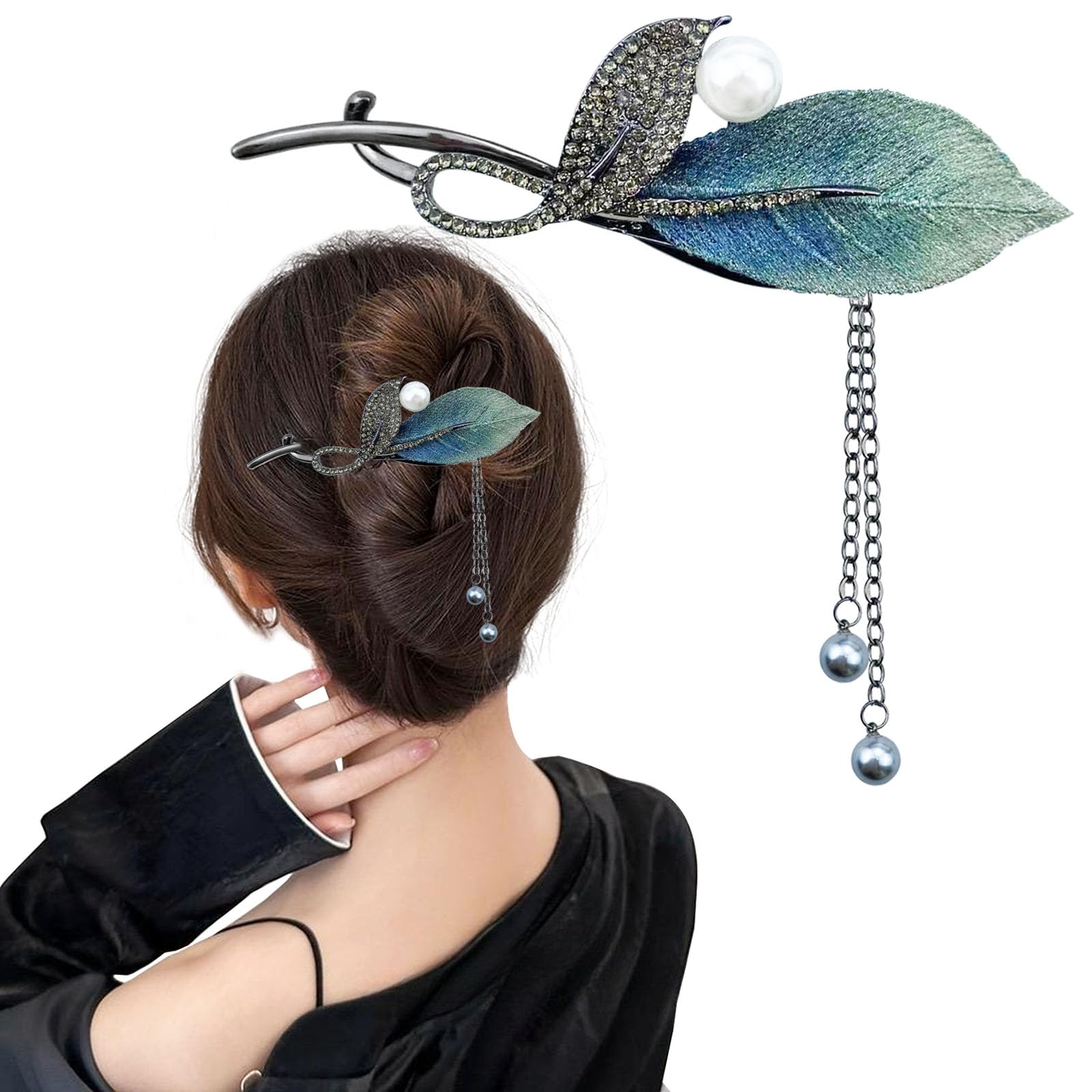Elegant Gold Hair Bun Claws Clip