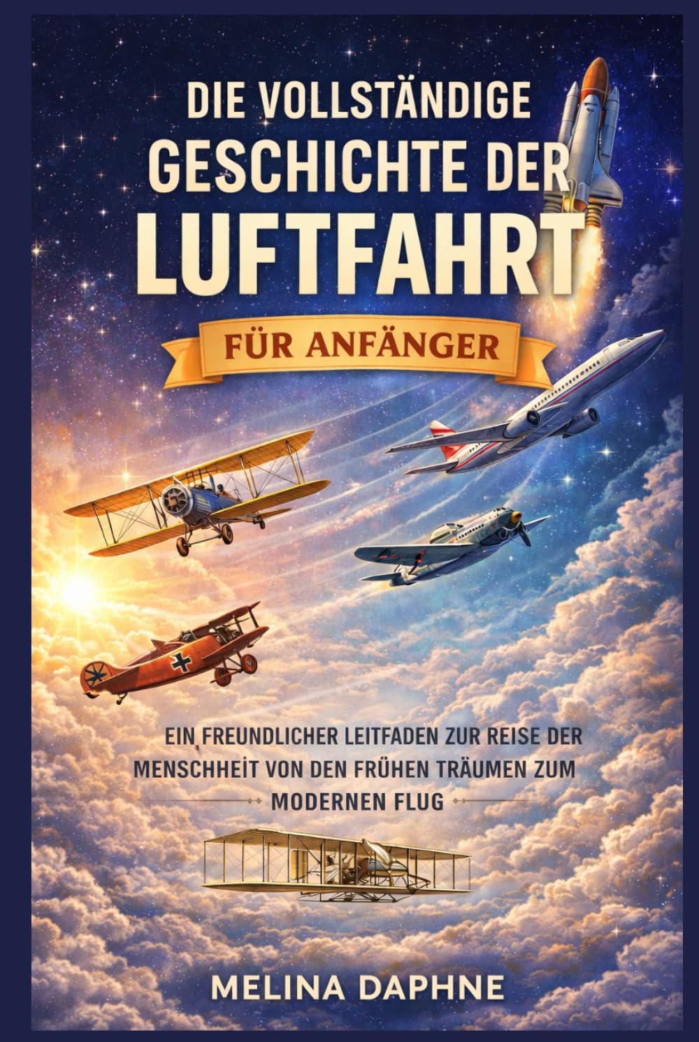 DIE VOLLSTÄNDIGE GESCHICHTE DER LUFTFAHRT FÜR ANFÄNGER: EIN FREUNDLICHER LEITFADEN ZUR REISE DER MENSCHHEIT VON DEN FRÜHEN TRÄUMEN ZUM MODERNEN FLUG