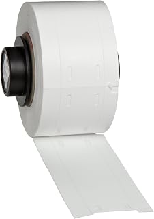 Brady PTL-12-109 TLS 2200 and TLS PC Link 0.75" Width x 3" Height, B-109 Polyethylene, Matte Finish White Tag (100 per Roll)