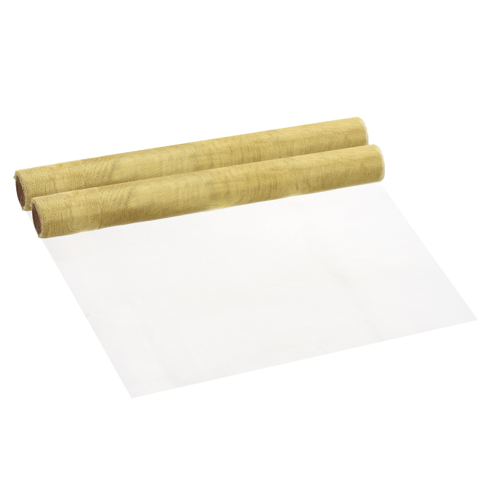 Filtre métal grillage grossier maillage 40 mailles tamis laiton jaune rouleaux