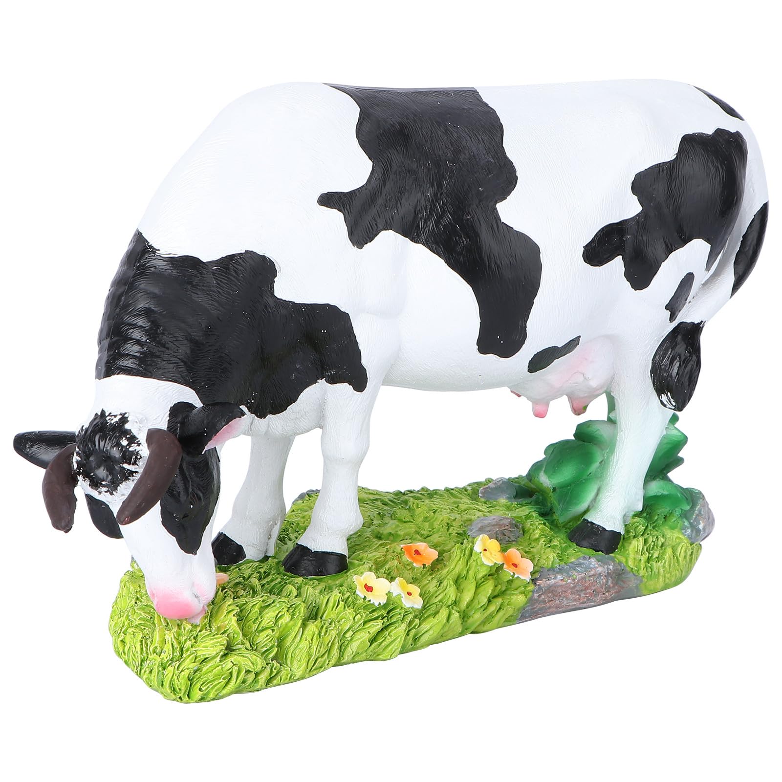 Modèle solide de vache en résine indéformable pour intérieur et jardin