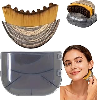 Cepillo facial de contorno linfático con estu...