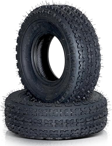 Autoforever Juego de 2 neumáticos deportivos ATV UTV de 19 x 7.00-8 delanteros 19 x 7 x 8 todos los neumáticos Terrian 4PR sin cámara