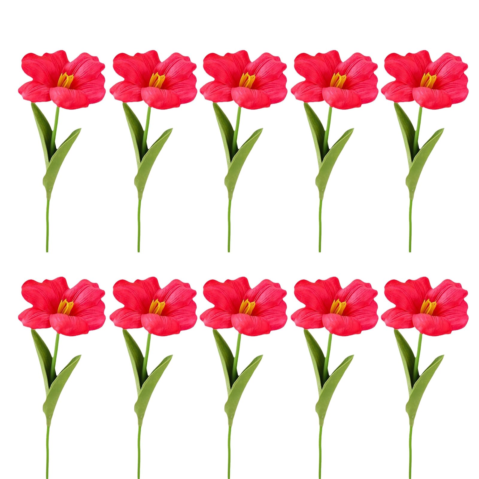 Tsophreniq 10Pcs Artificial Flower Bouquets Realistic Simulation Flower Branch for Wedding Decoration, Kitchen Garden Decoration Arrangements