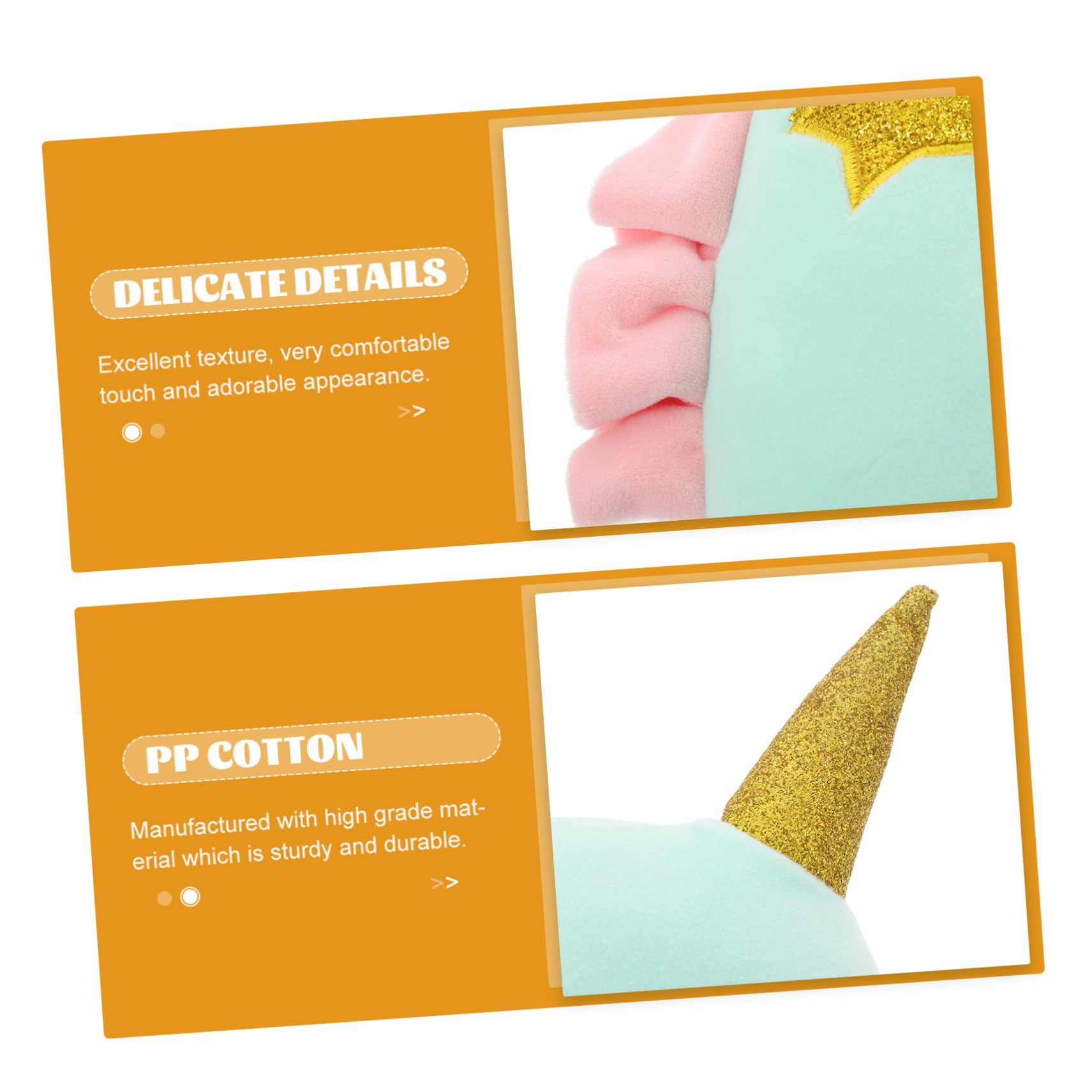 Almohada Cervical U Diseño Unicornio Portátil para Viaje y Oficina Cojín y Resistente para Soporte de Cuello y Descanso Ergonómico