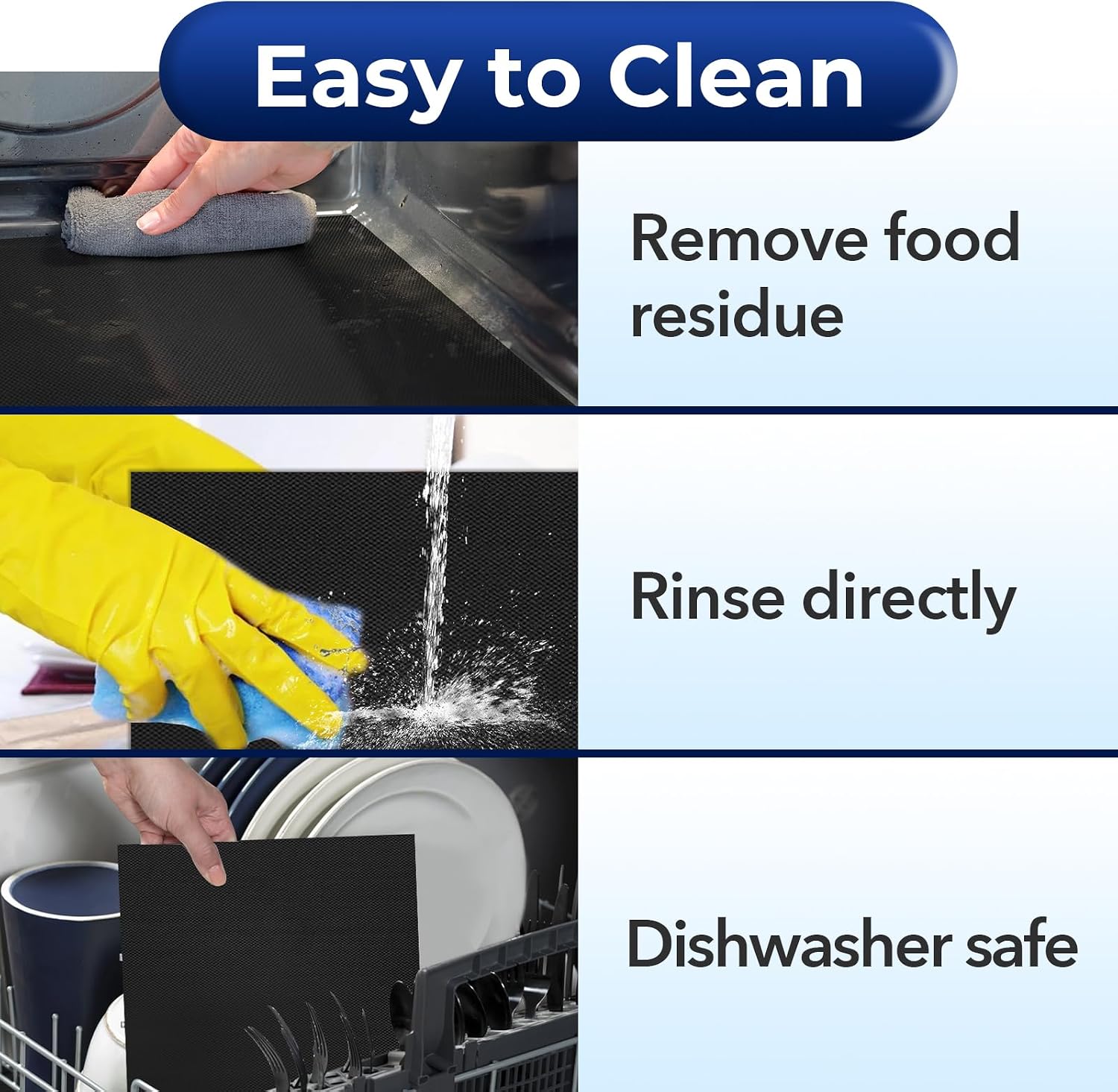 8PCS 12QT Heat Resistant Baking Mat for Chefman, Reusable 12QT Air Fryer Liners
