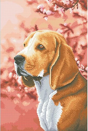 TINY FUN Kits de pintura de diamantes 5D grandes para adultos, pintura artística de diamantes con gemas redondas de taladro completo Dotz para