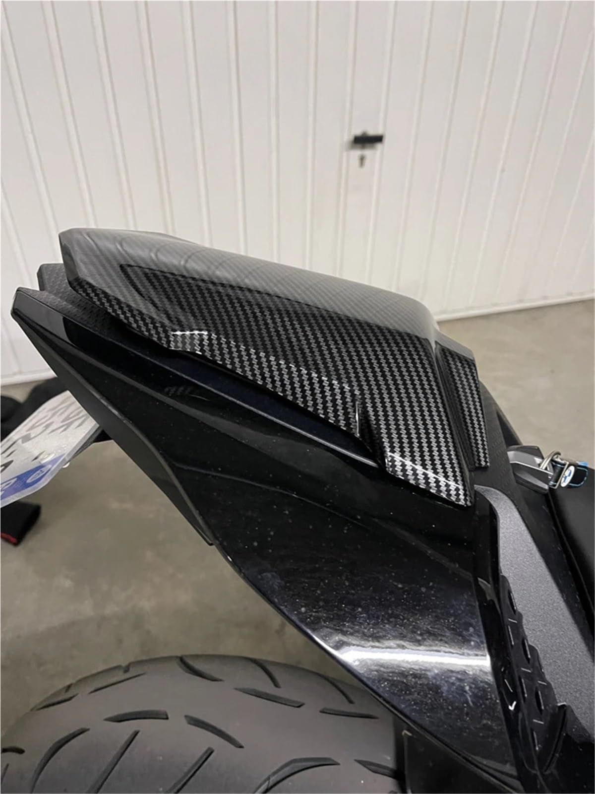 Fairing Tail Cover Tylna osłona siedzenia pasuje do BMW S1000RR S 1000 RS 1000 RR 2019 2020 2021 2022 Motorcycle Tail Seat(Black)