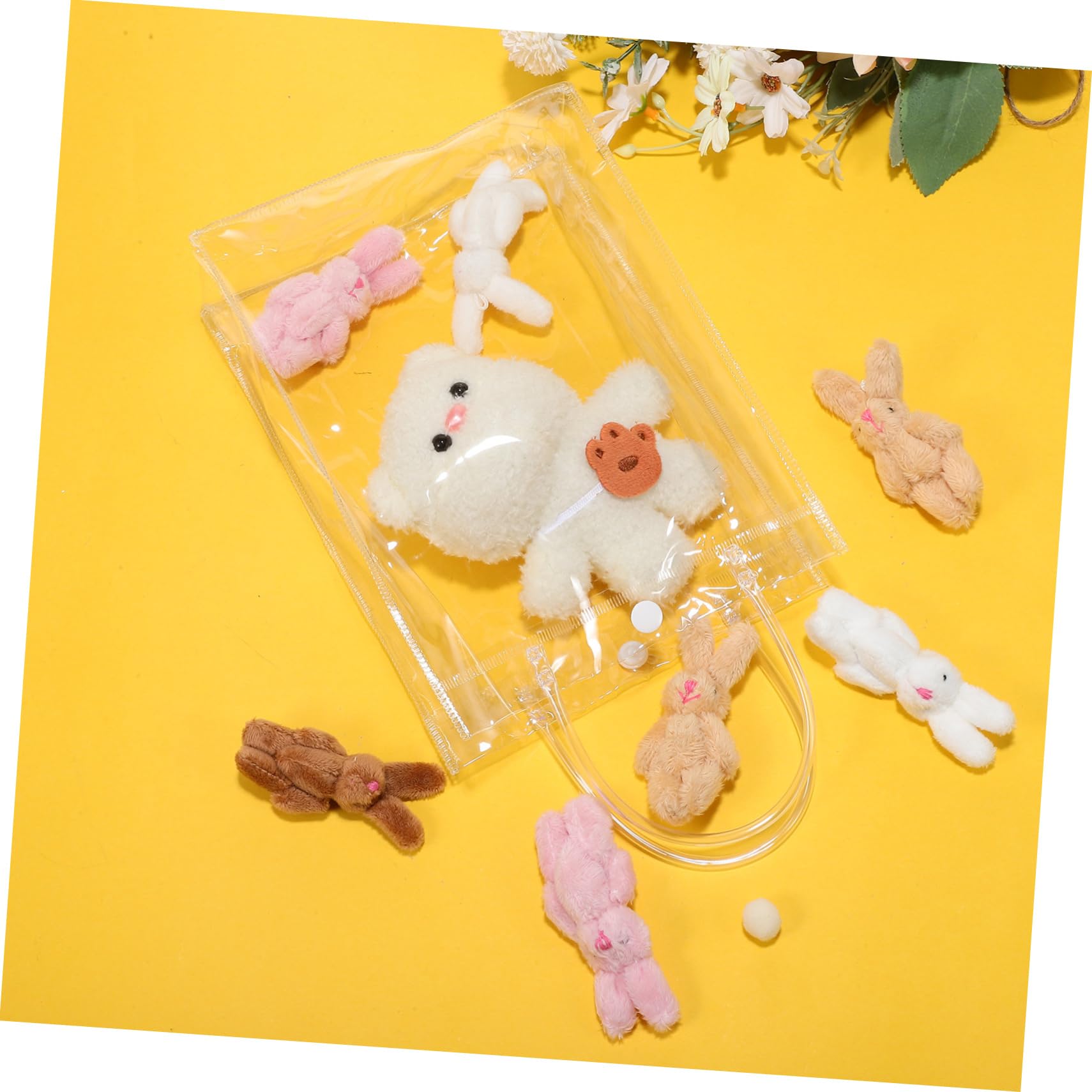 SEWOART De Fête En Plastique Avec Poignées 25 Sachets Coniques Pour Bonbons Pour Articles De Taille Moyenne Et Petite