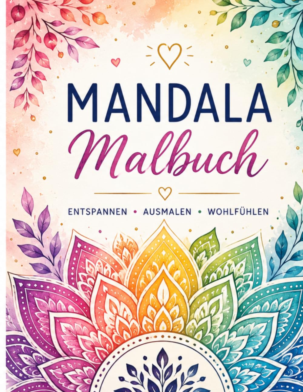 Mandala Malbuch: Entspannen • Ausmalen • Wohlfühlen